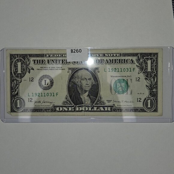 $1 One Dollar Bill "BIRTHDAY NOTE" 1921-10-31 - Great Gift (B260) - Picture 4 of 4